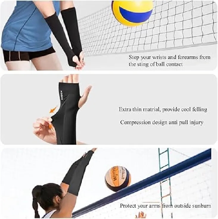 Sports Compression Padded Forearm Sleeves 4