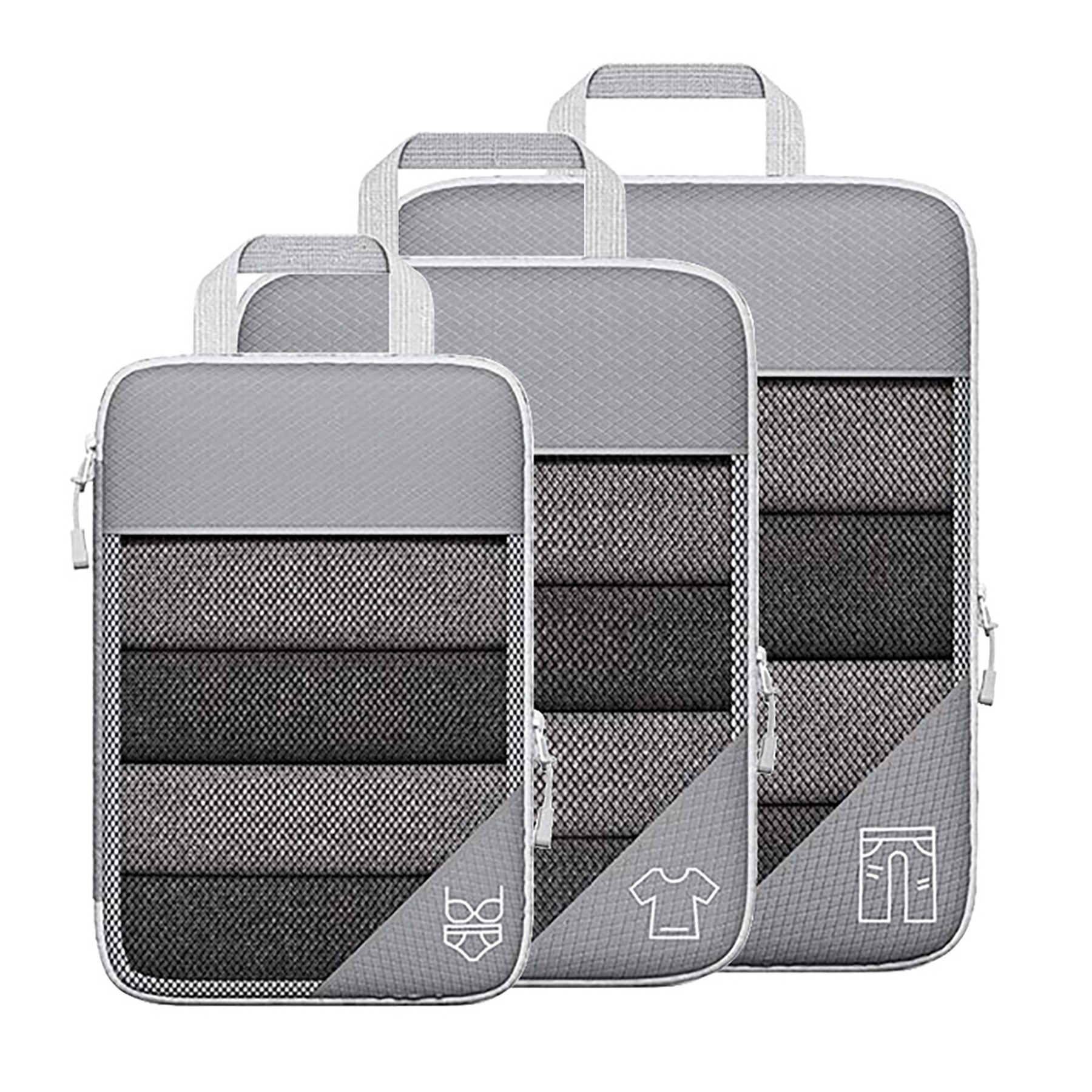3 Pack Compression Packing Cube 2