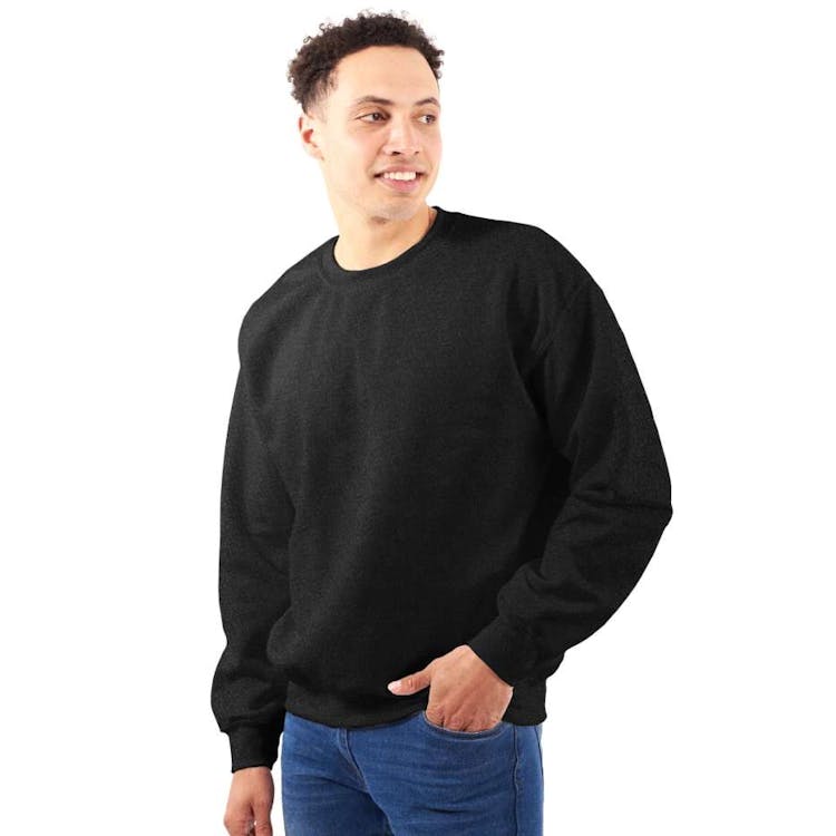 Unisex Fleece Crewneck Sweatshirts Size S-XL, custom hoodie or sweatshirt with logo imprint 2