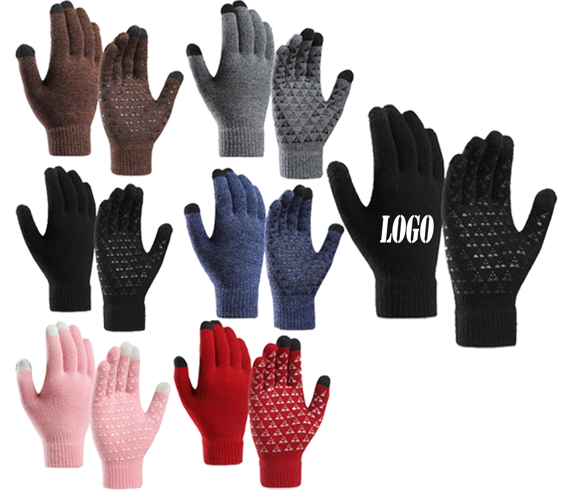 Touch Screen Anti-Slip knitted Gloves 3