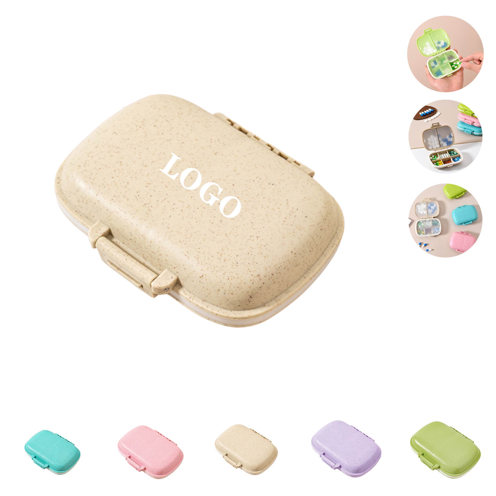 MOQ 10pcs Travel Pill Container 2