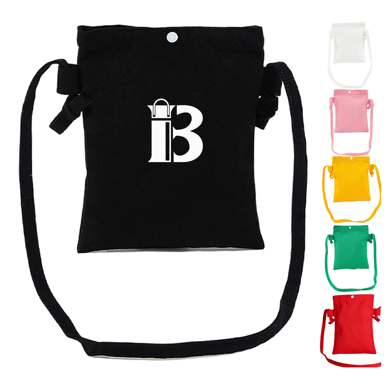 Custom Logo Mini Canvas Crossbody Shoulder Bag 2