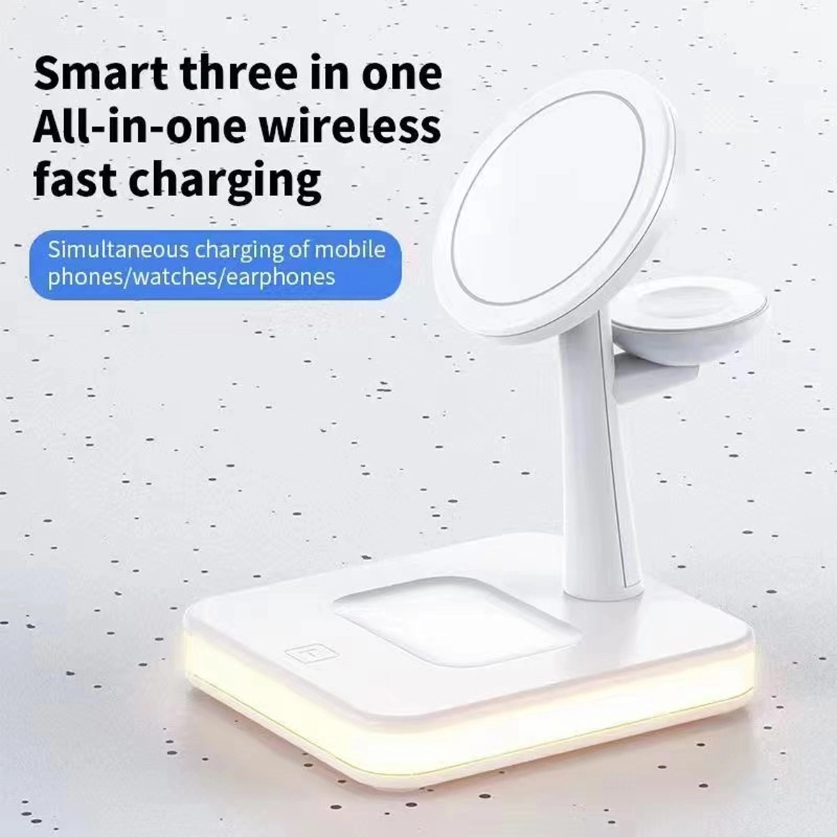 15W 4 in 1 Magnetic Wireless Charger Fast Charging Station 3