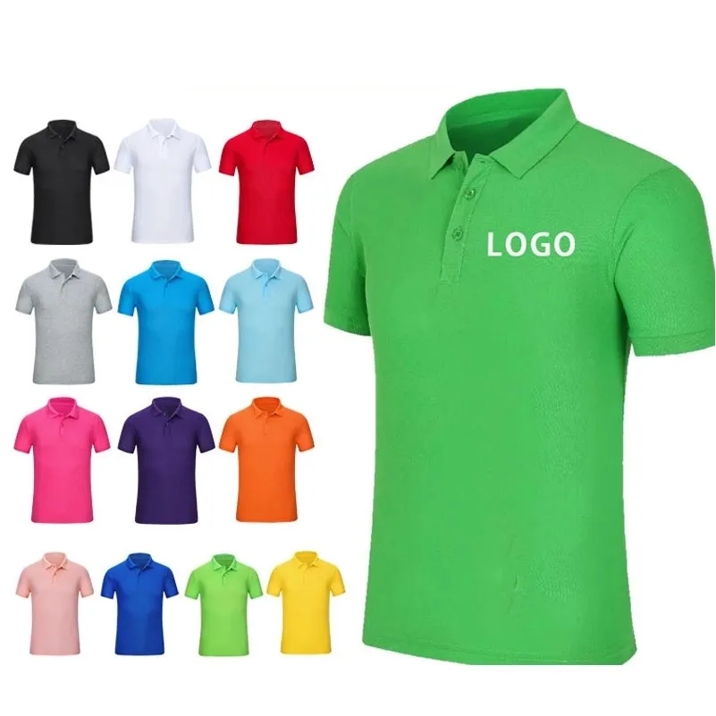 Unisex Adult Blend Short Sleeve Polo Shirt 6