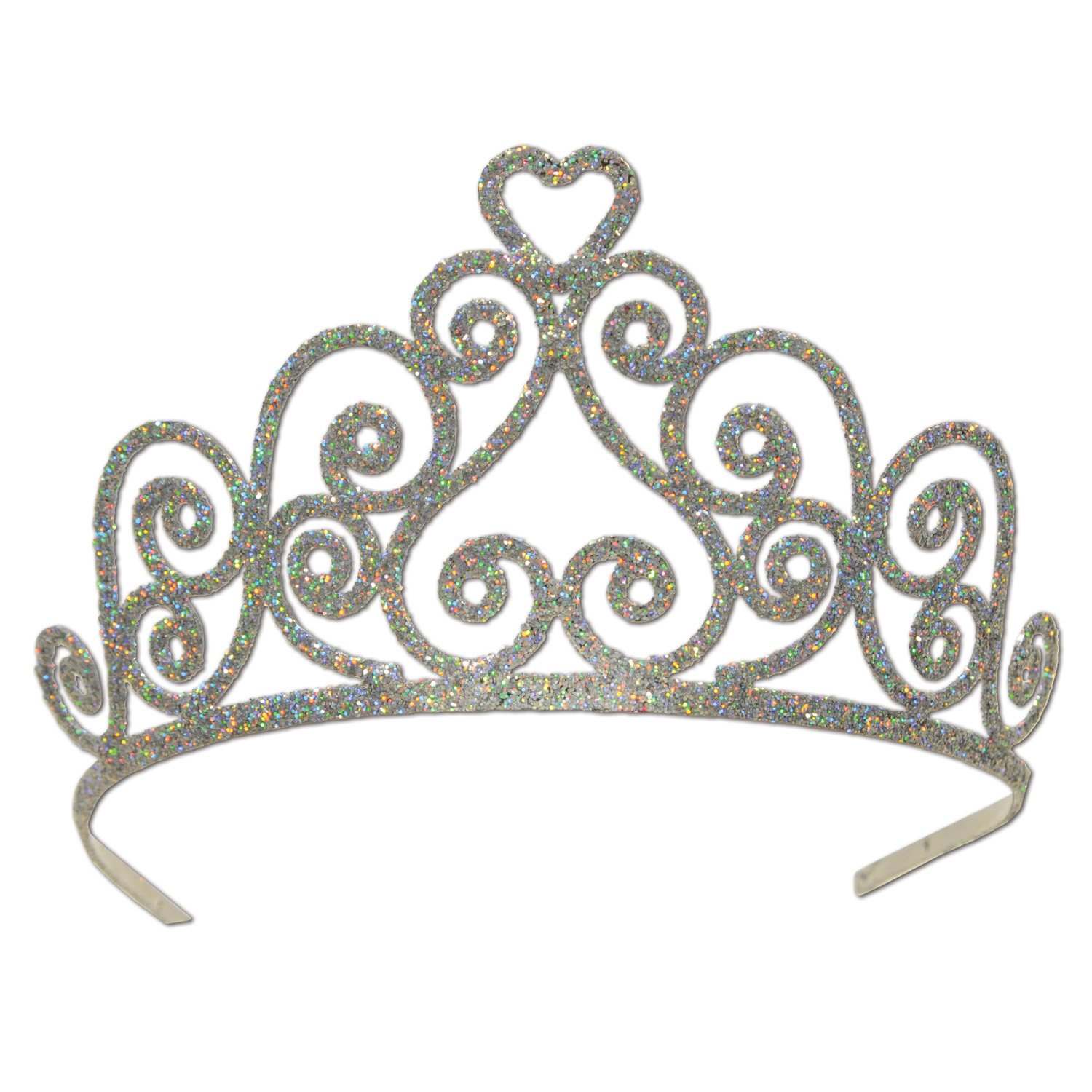 Glittered Metal Tiara 2