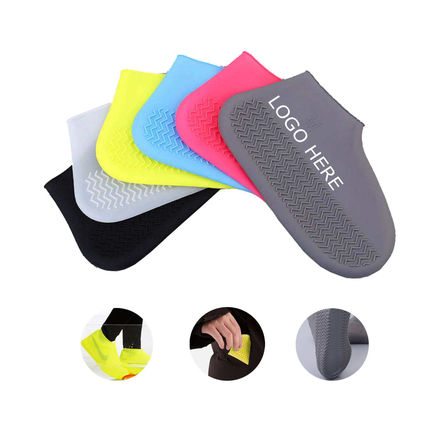 Anti-skid Silicone Waterproof Shoes Covers 1