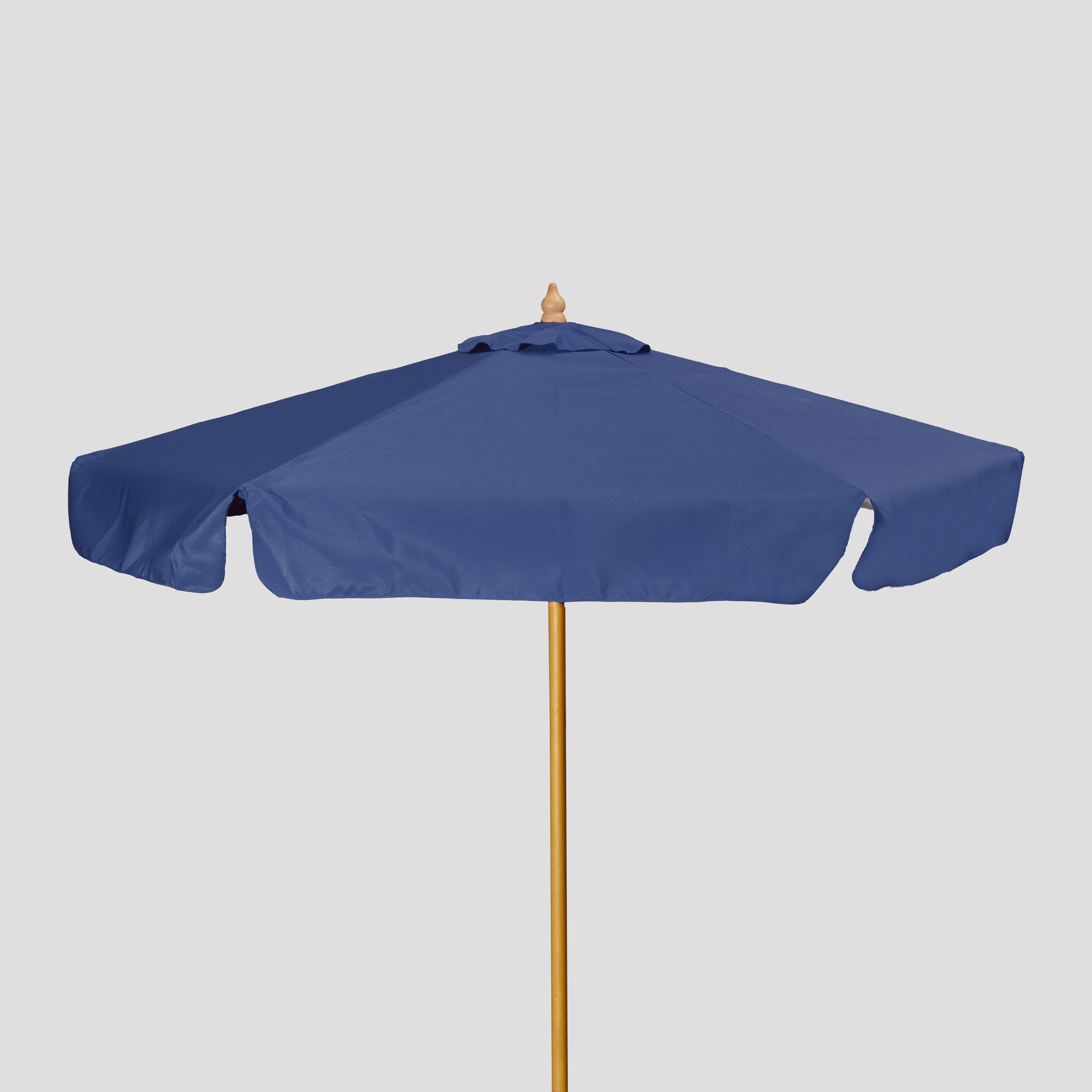 7' Wood Market Umbrella