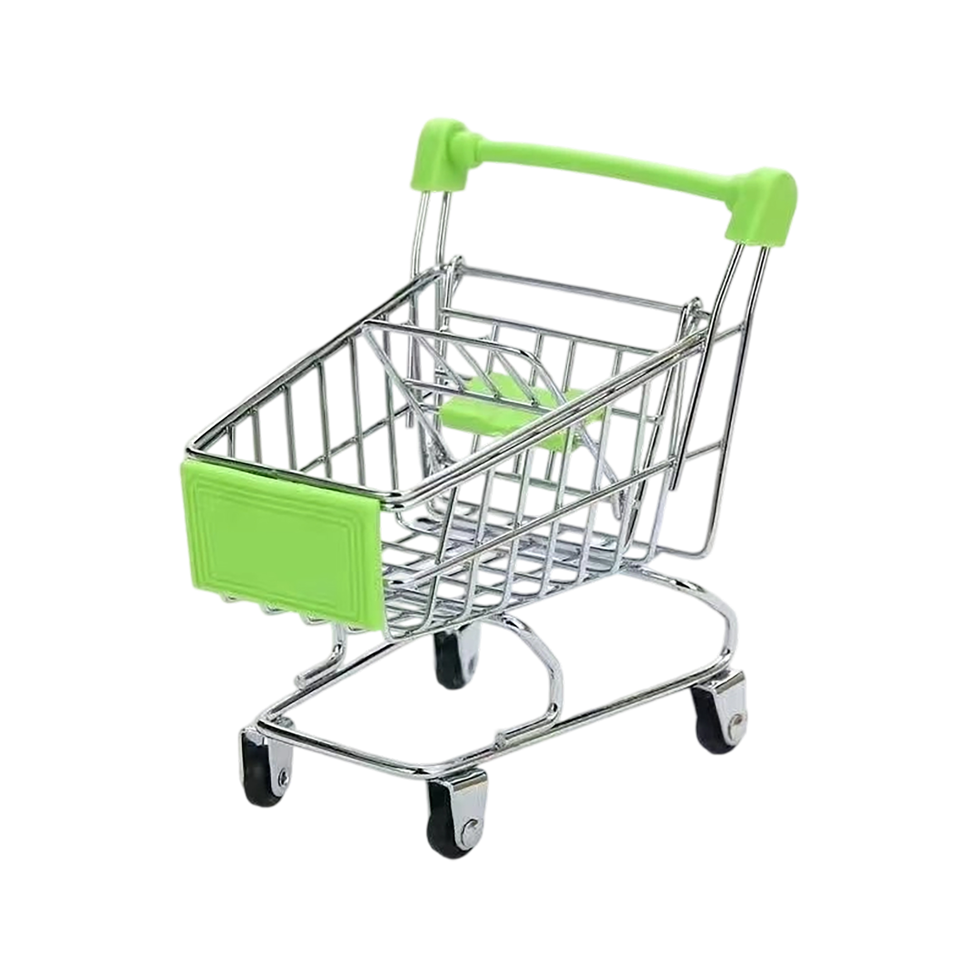 Mini Desktop Shopping Cart Organizer 4.3" x 3.3" x 4.7" 4