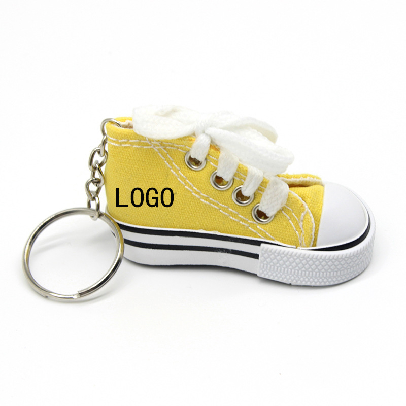 Canvas shoe keychain 4