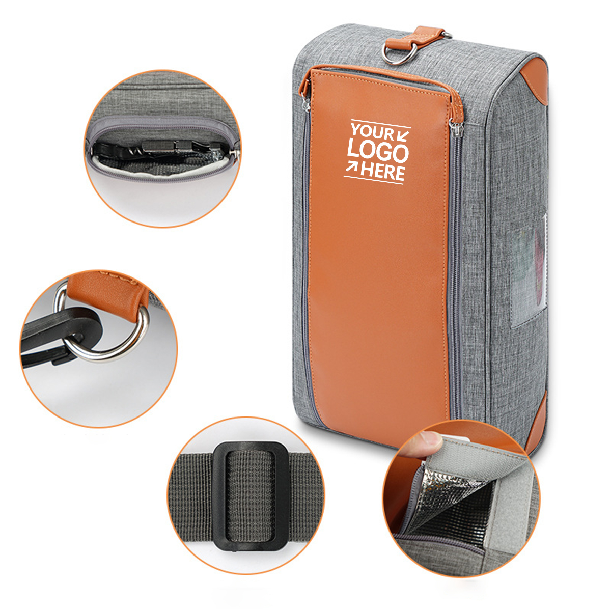 Padded Wine Cooler Bag for Travel Picnic 2
