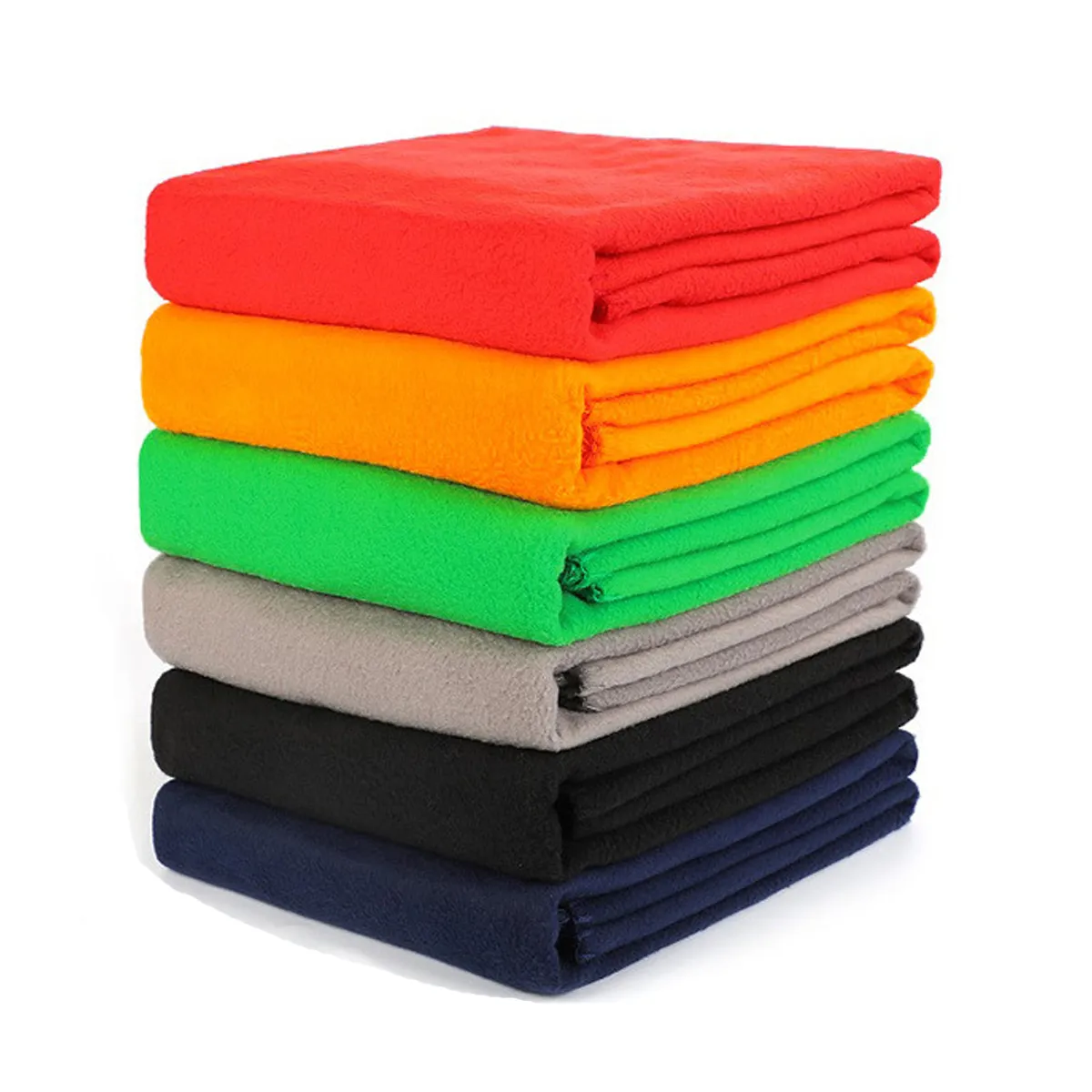 Lightweight Assorted Color Polar Fleece Ultra Soft Blanket 4