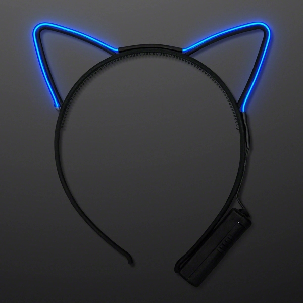 EL Wire Cat Ears Headband 4