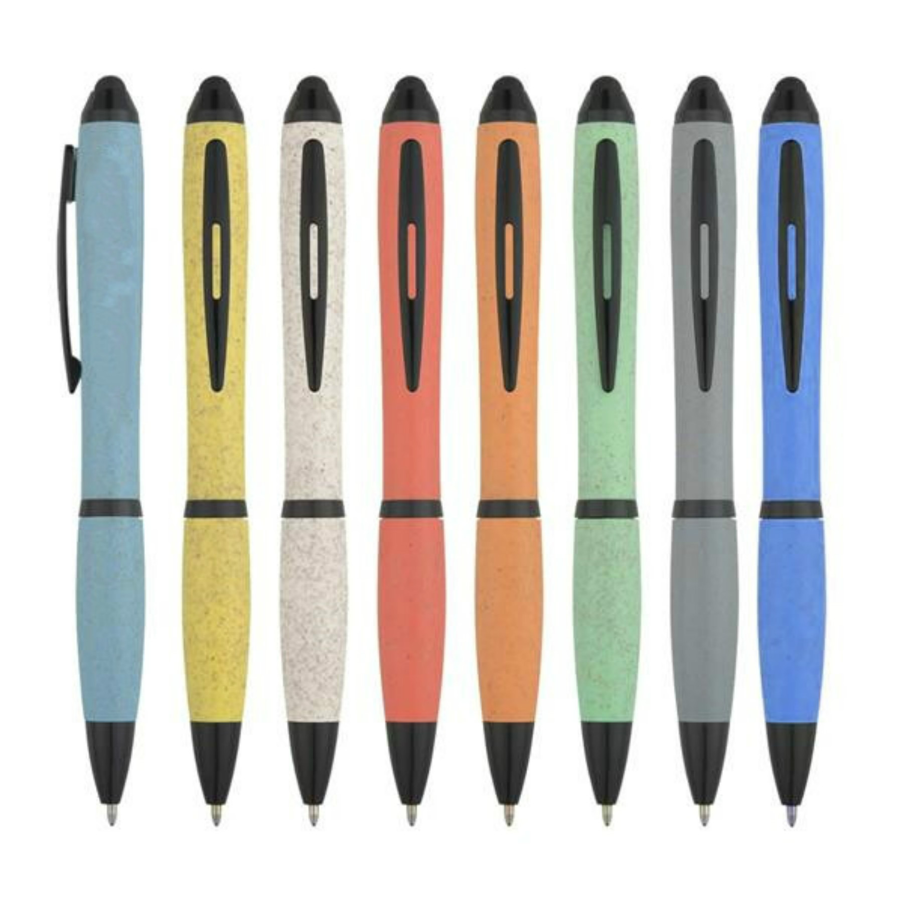 Wheat Straw Twist Action Stylus Pen 3