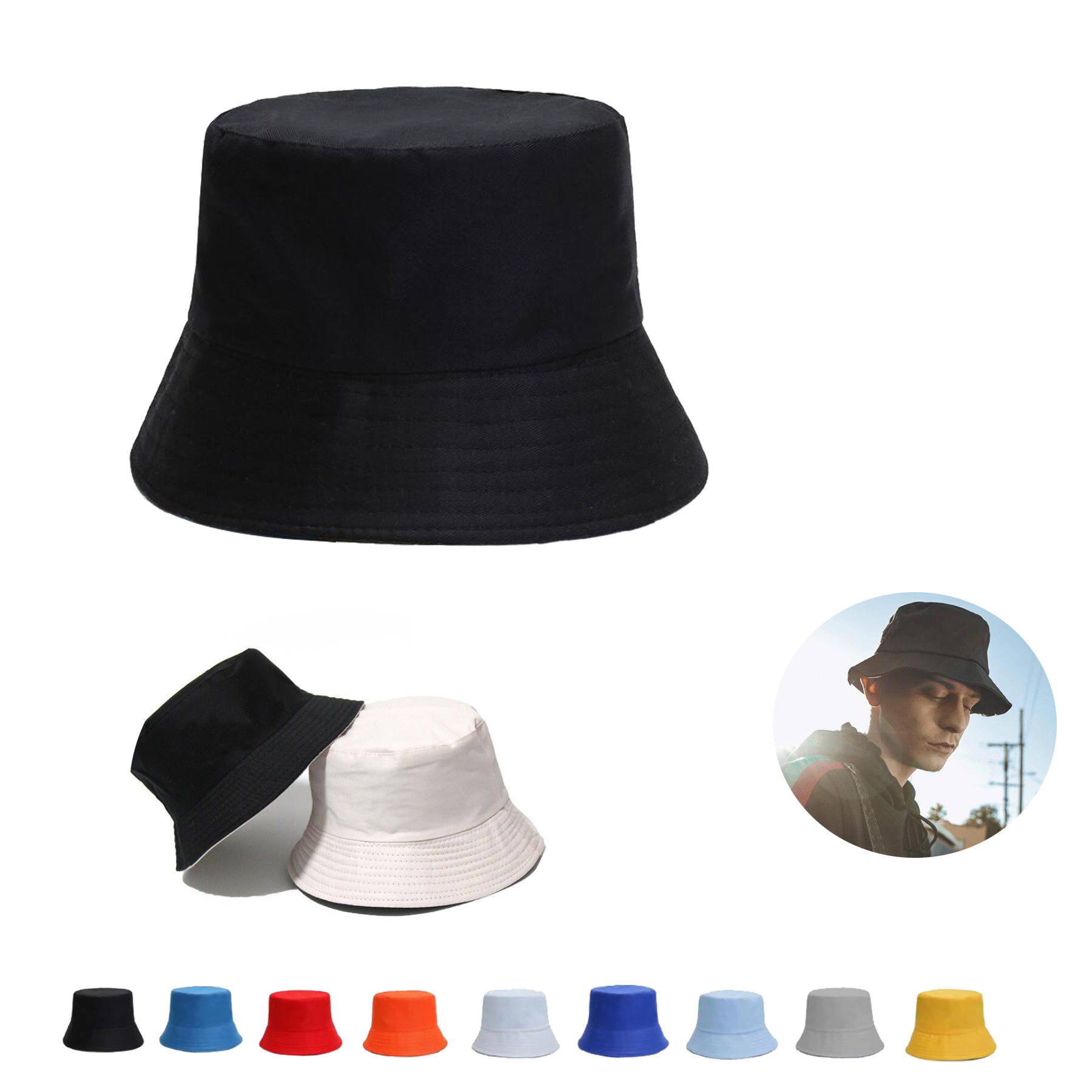 Bucket Sun Hat 2