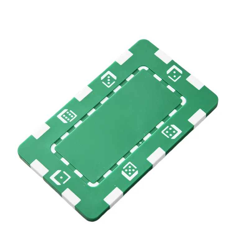 Rectangular Poker Chip 1.77x2.95 Inch Durable ABS Design 7