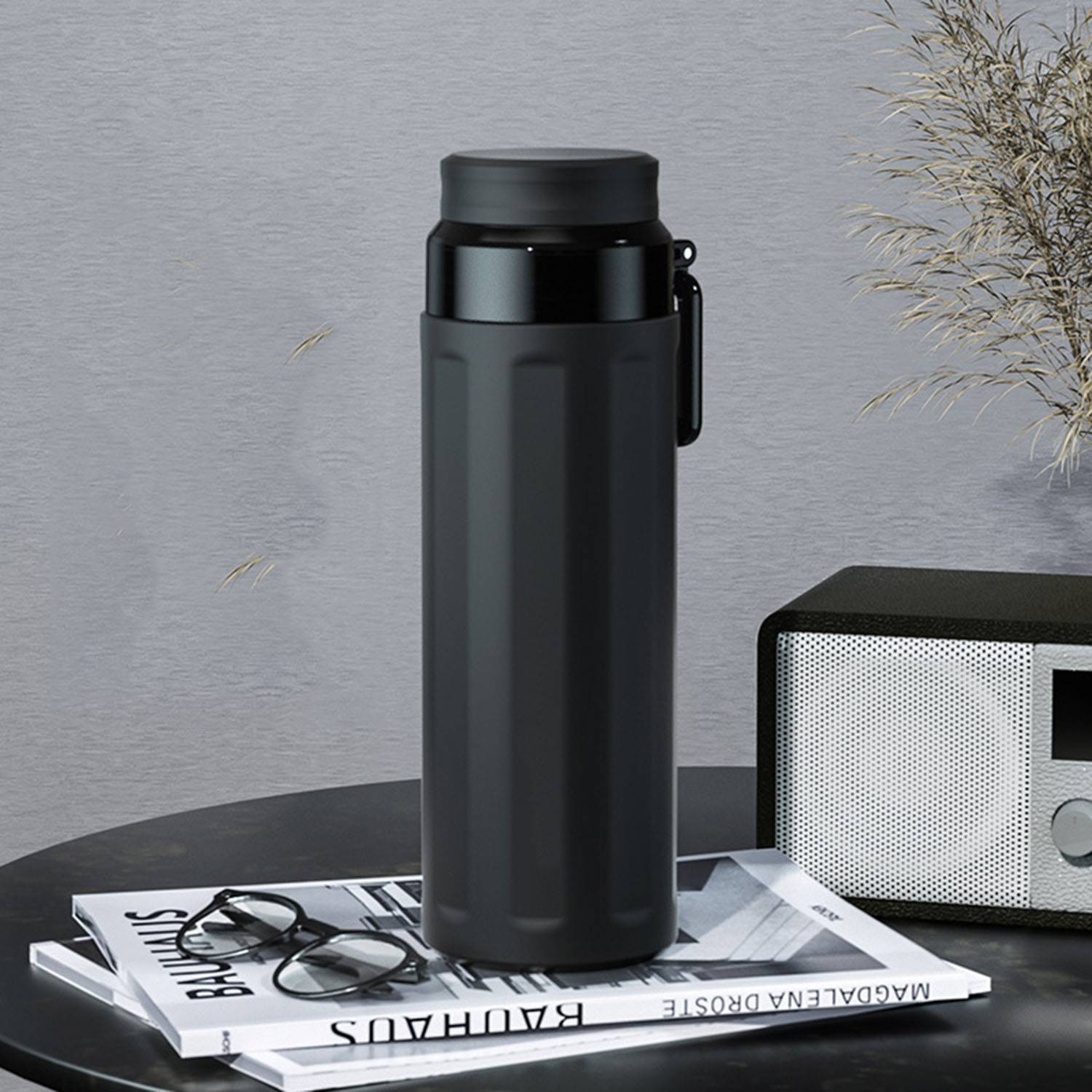 20OZ stainless steel tea separation insulated bottle, custom water bottle with logo imprint 3