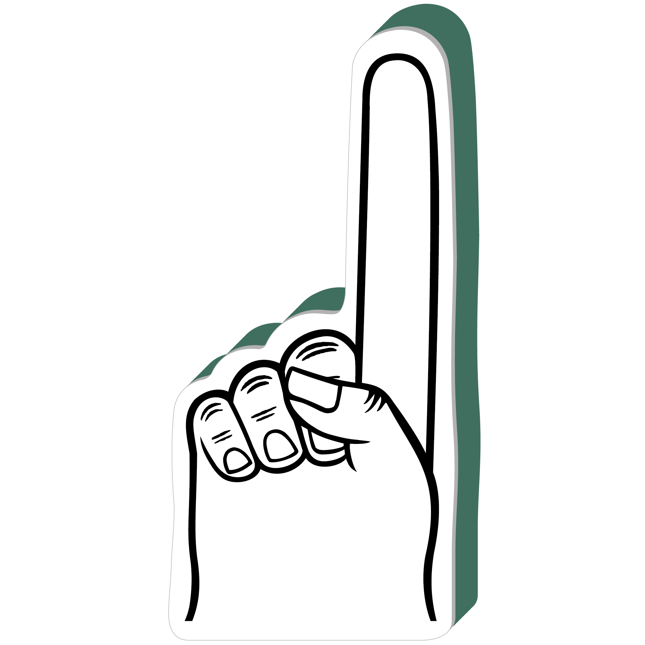 16" Signature Foam Hand 17