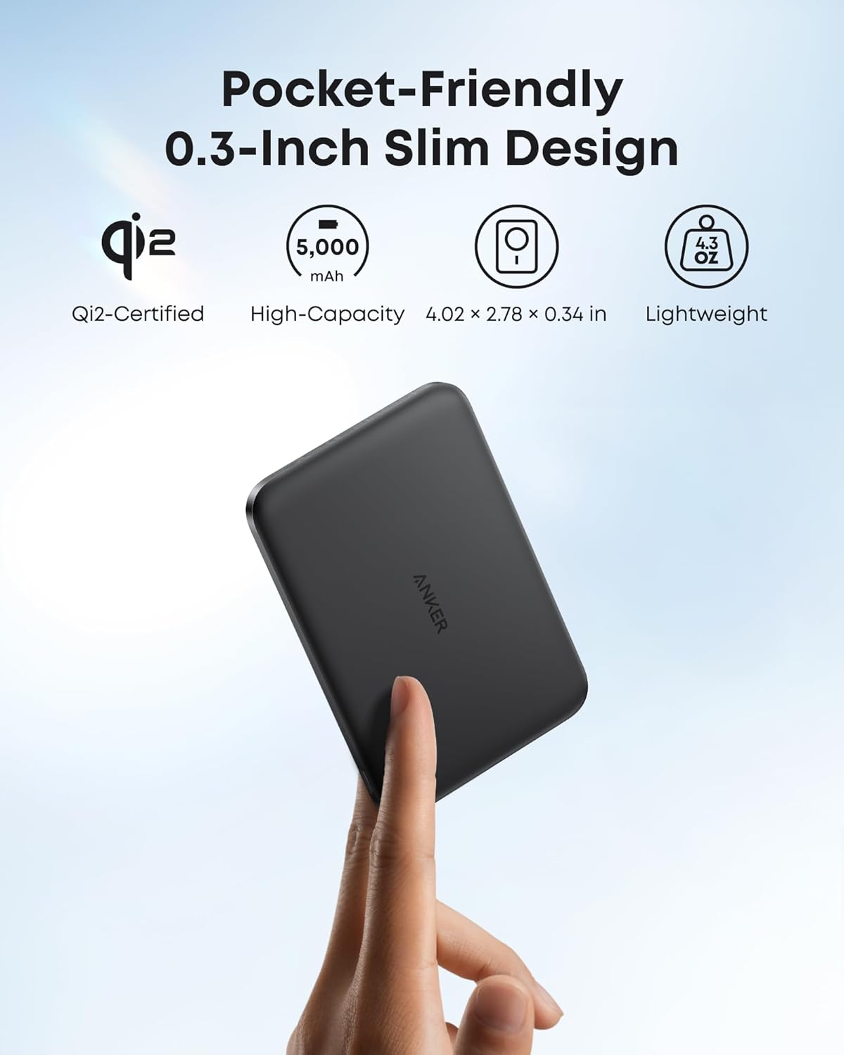 Anker Nano 5K Slim (MagGo, Qi2) 1