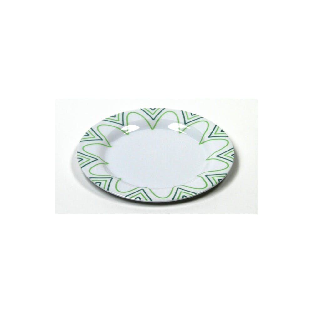 Floral Dinner Plates - Melamine Round 8" 2