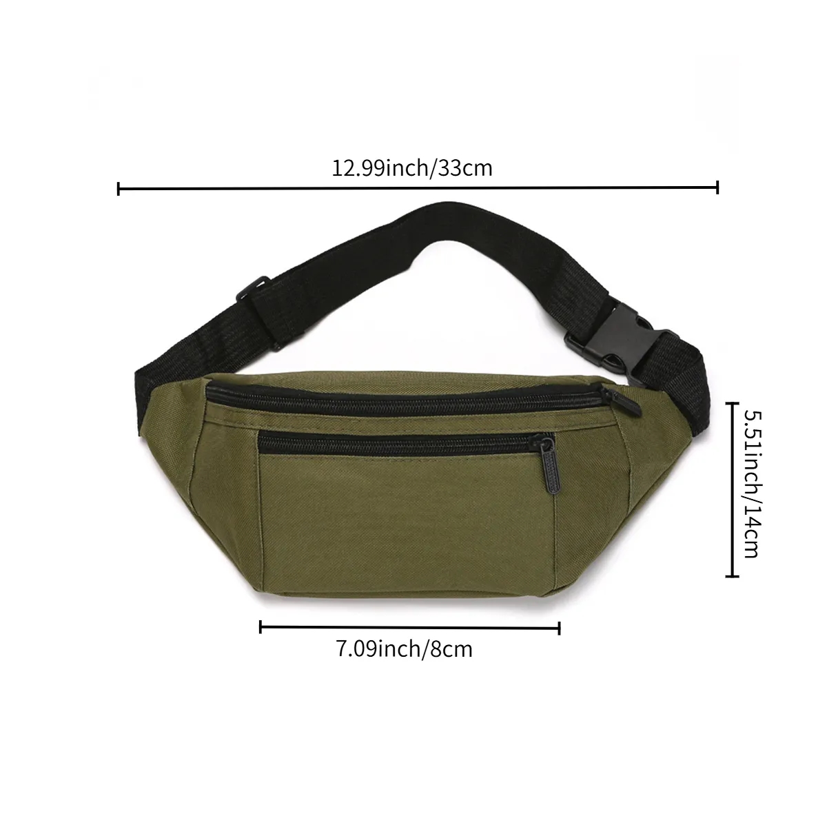 Durable Travel Fanny Pack Outdoor Sports Waist Bag 3
