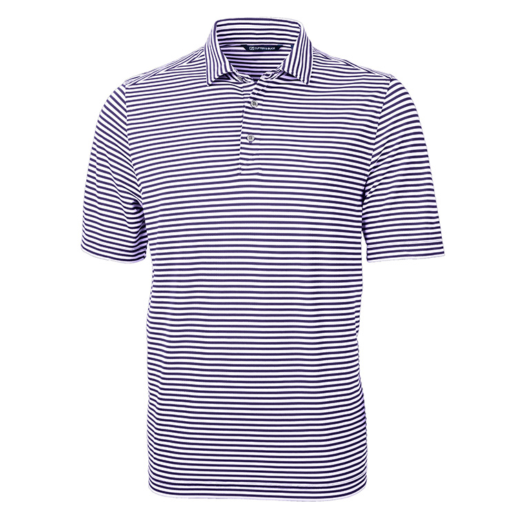 Cutter & Buck Virtue Eco Pique Stripe Recycled Men's Polo 6