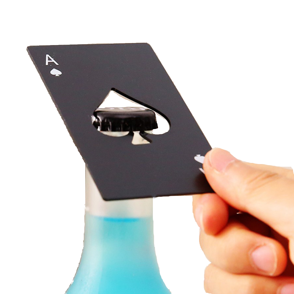 Spade A stainless steel bottle opener 1