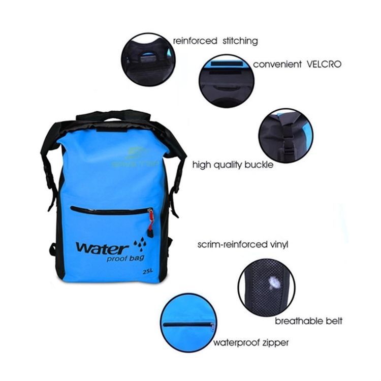 25L/6.6 Gallon Waterproof Dry Bag Backpack 3