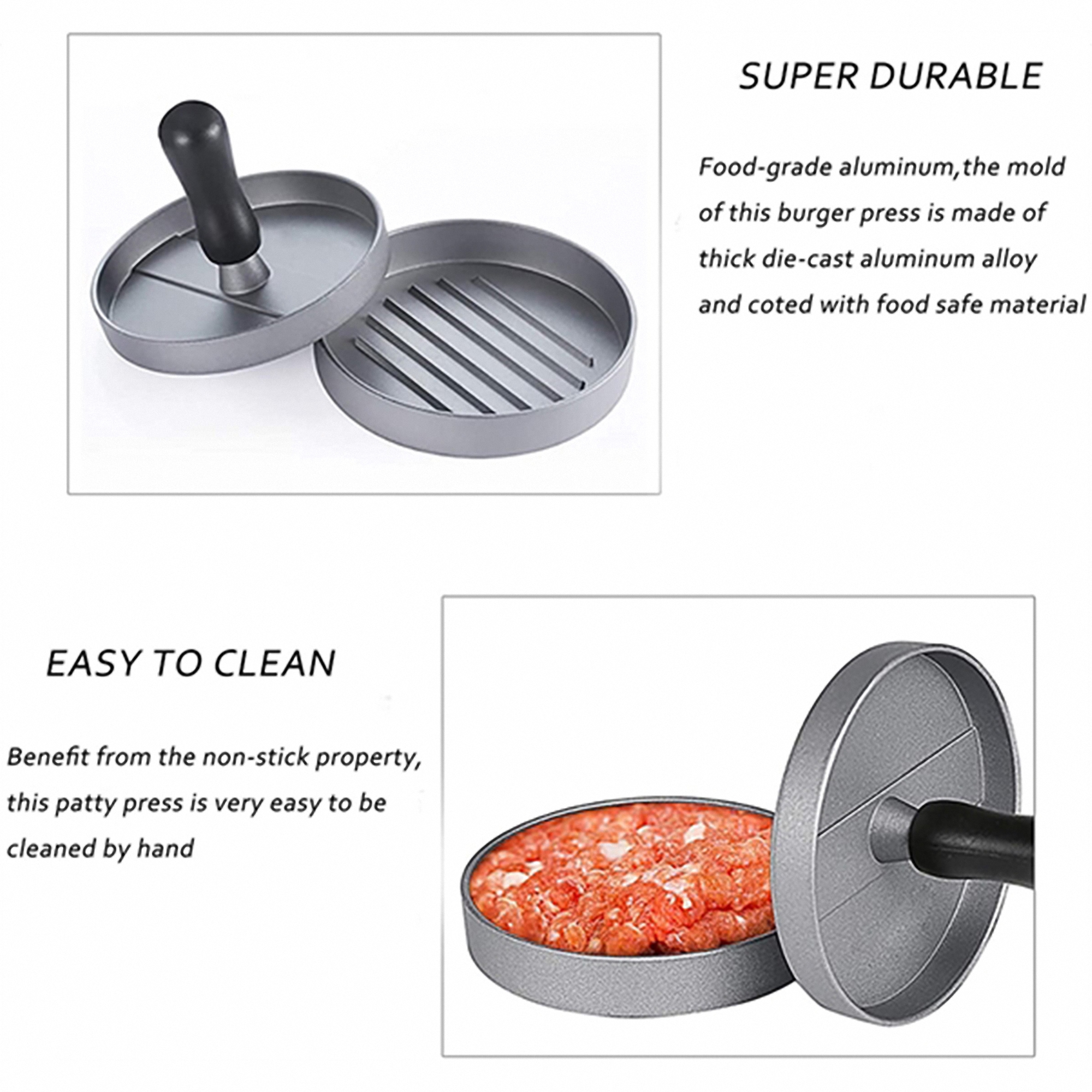 Nonstick Aluminum Burger Press 3