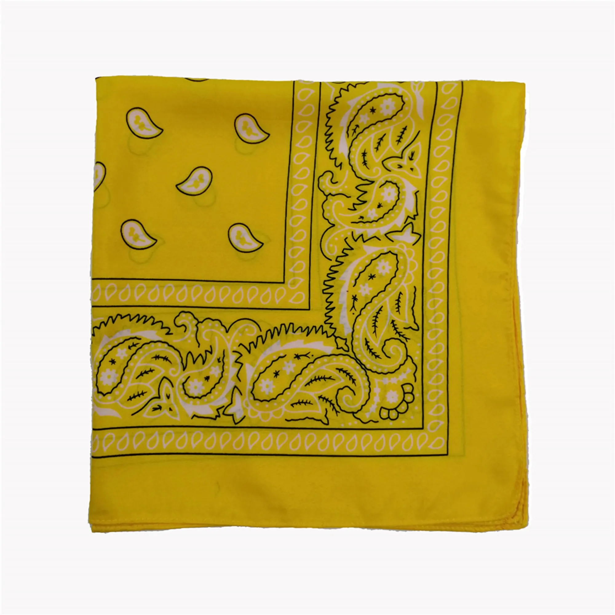 Cotton Paisley Square Scarf 4