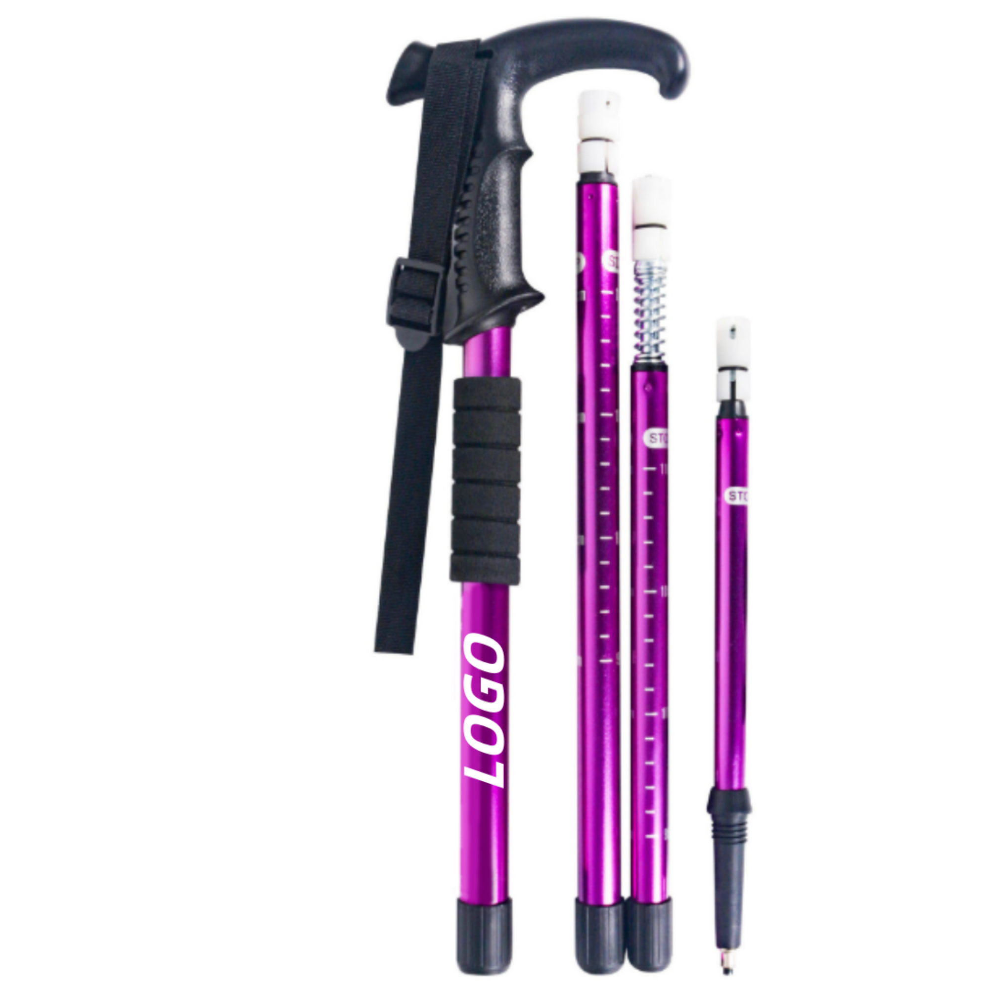 Foldable Hiking and Mountaineering Poles 2