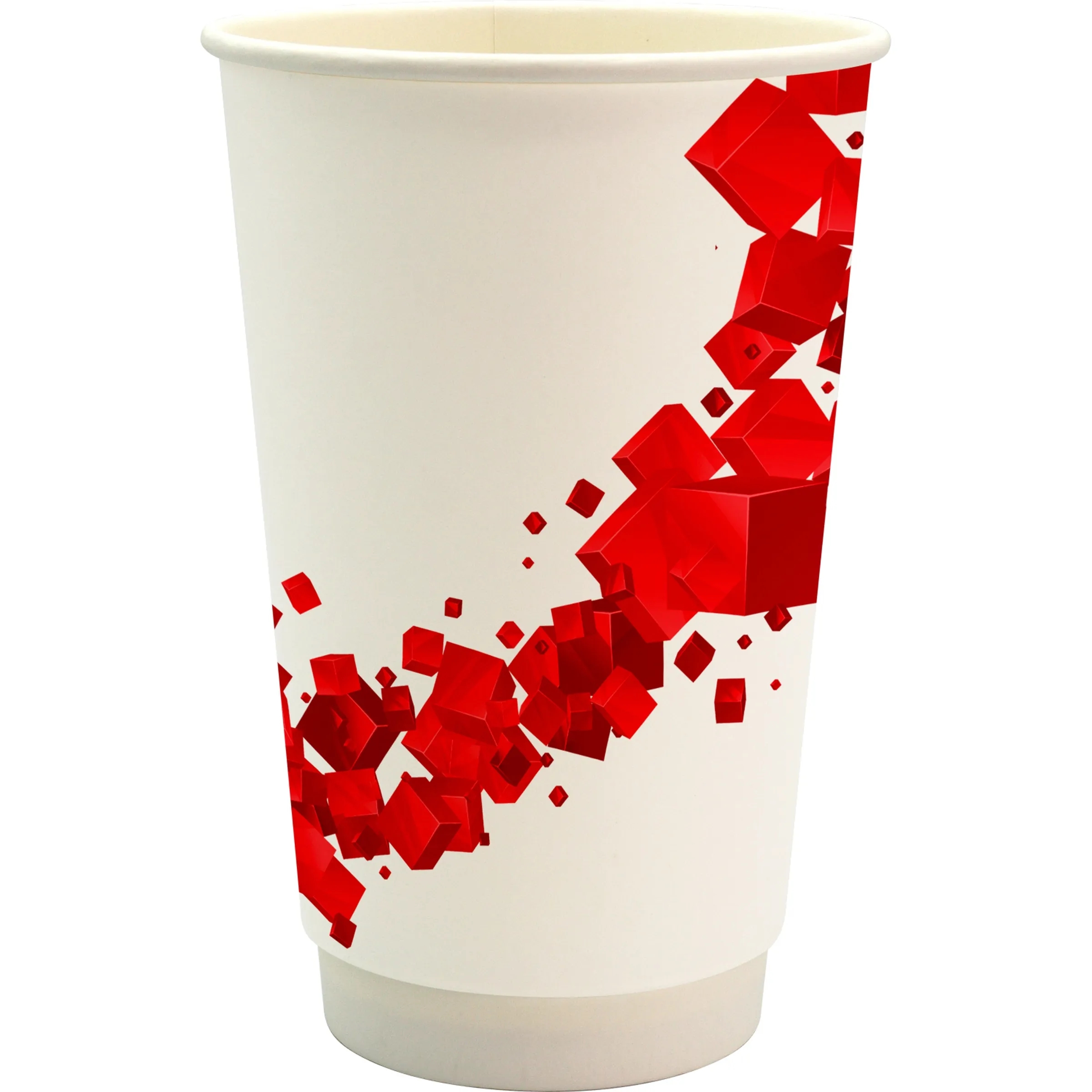 16 oz. Full Color Floating Cube Paper Cup 4