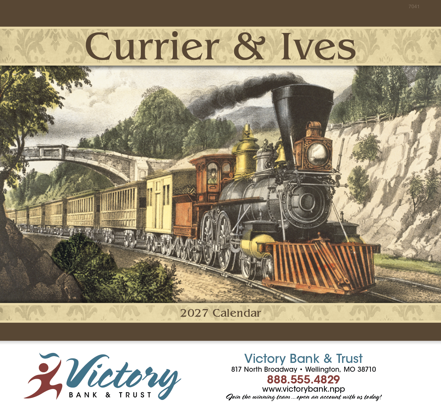 Good Value™ Currier & Ives - Stapled Calendar 63
