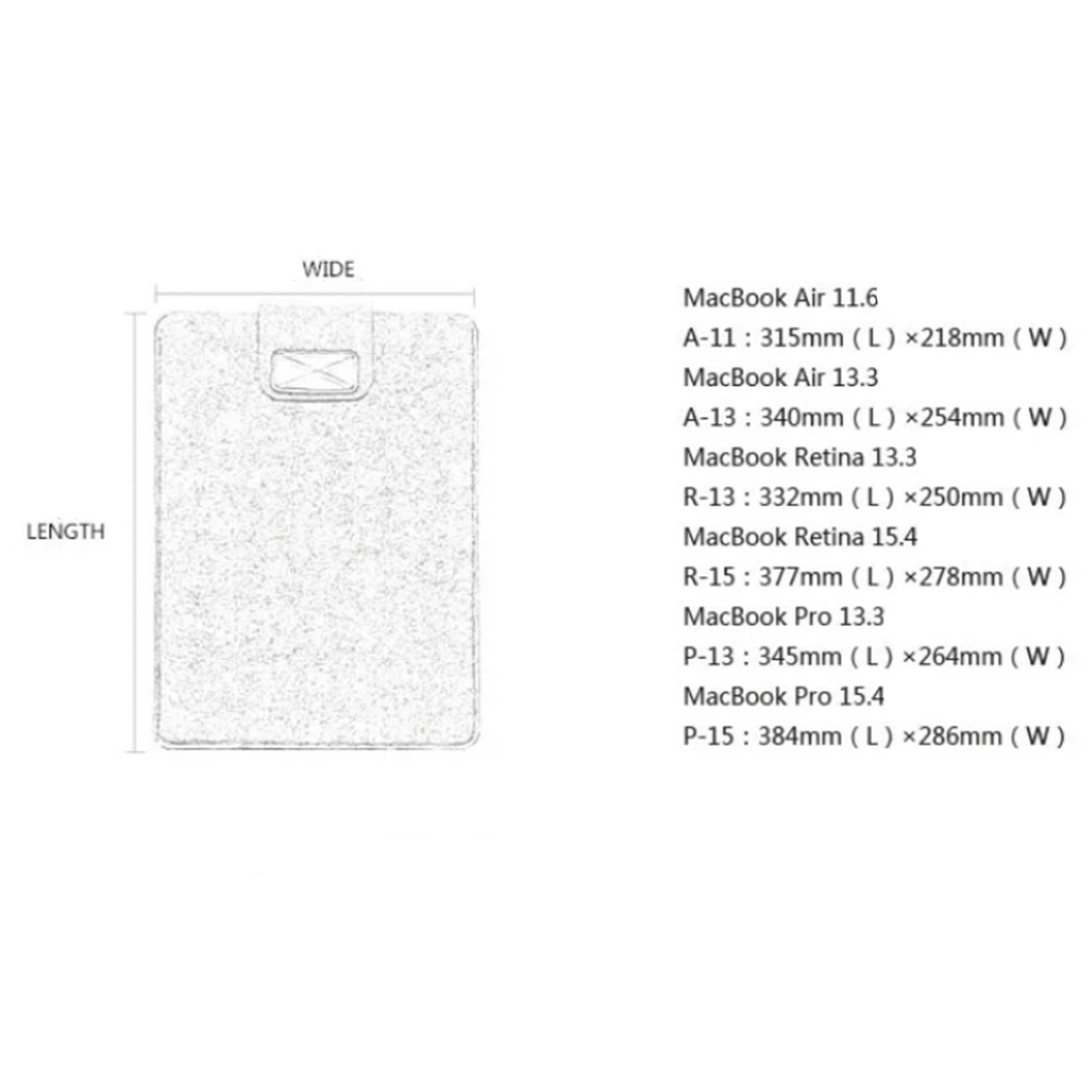 Felt Computer Bag iPad Laptop Sleeve 3