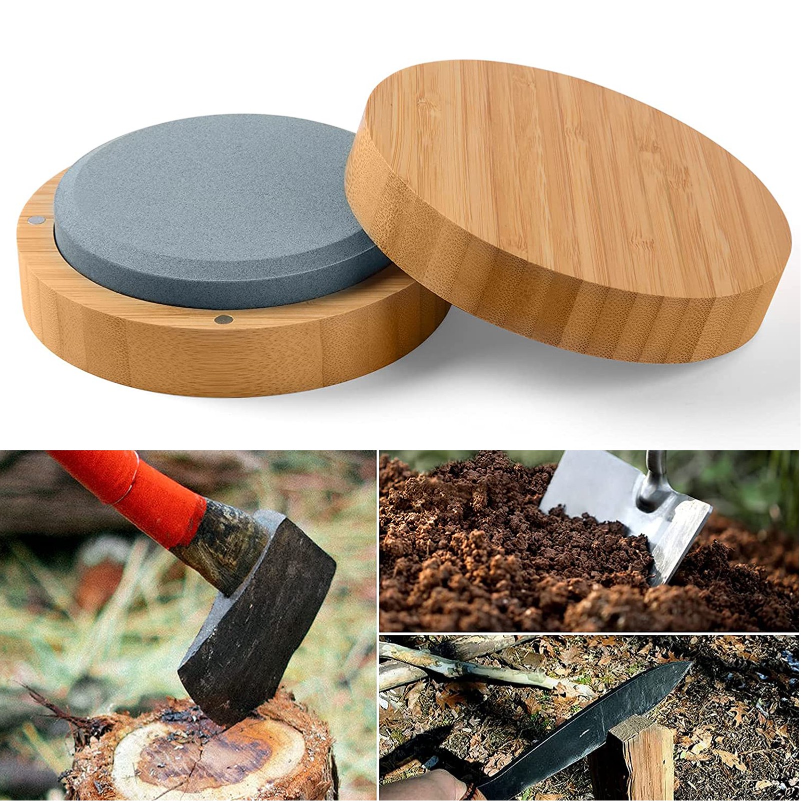 Multi Purpose Blade Tool Sharpener with Bamboo Box 3