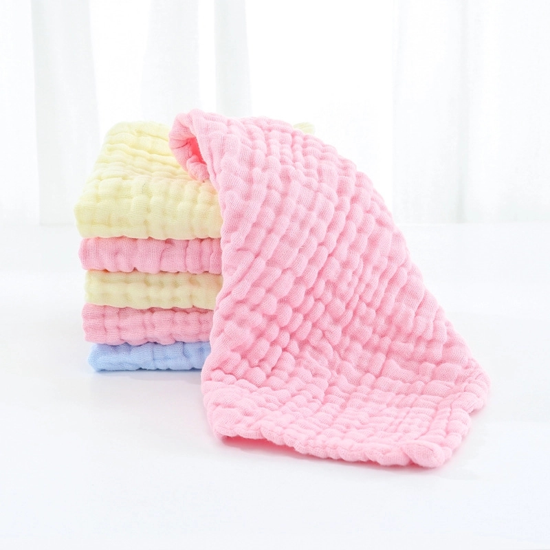 6 layers Natural Organic Cotton Newborn Baby Washcloths 3