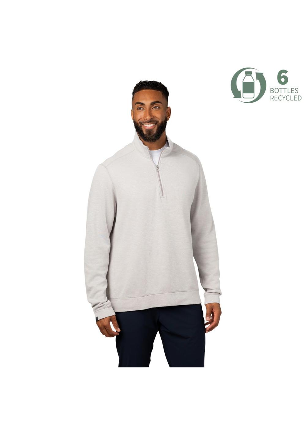 Storm Creek Men's Shoreliner Cotton/Bamboo Blend Quarter Zip, custom hoodie or sweatshirt with logo imprint 20