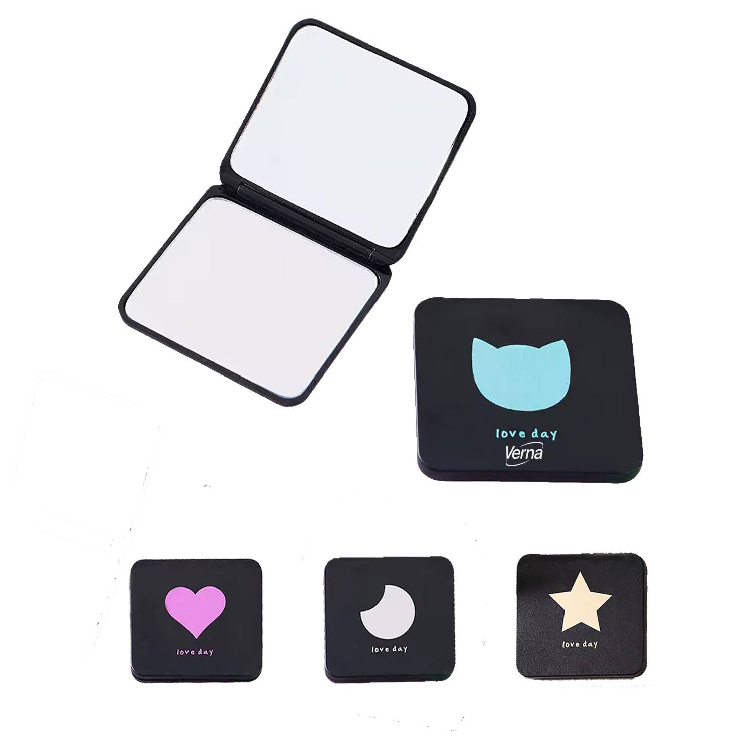 Mini Folding Double Sided Makeup Mirror 2
