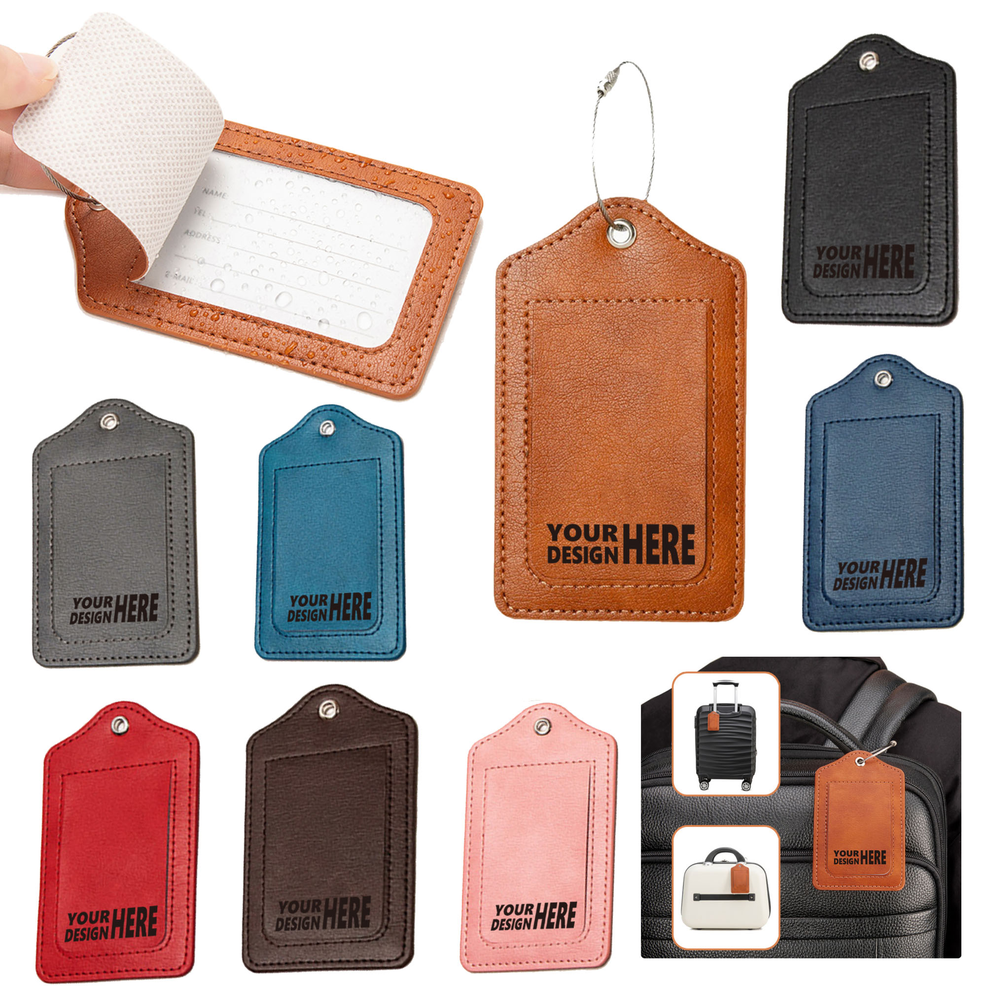 MOQ100 Lost Luggage Tag 2
