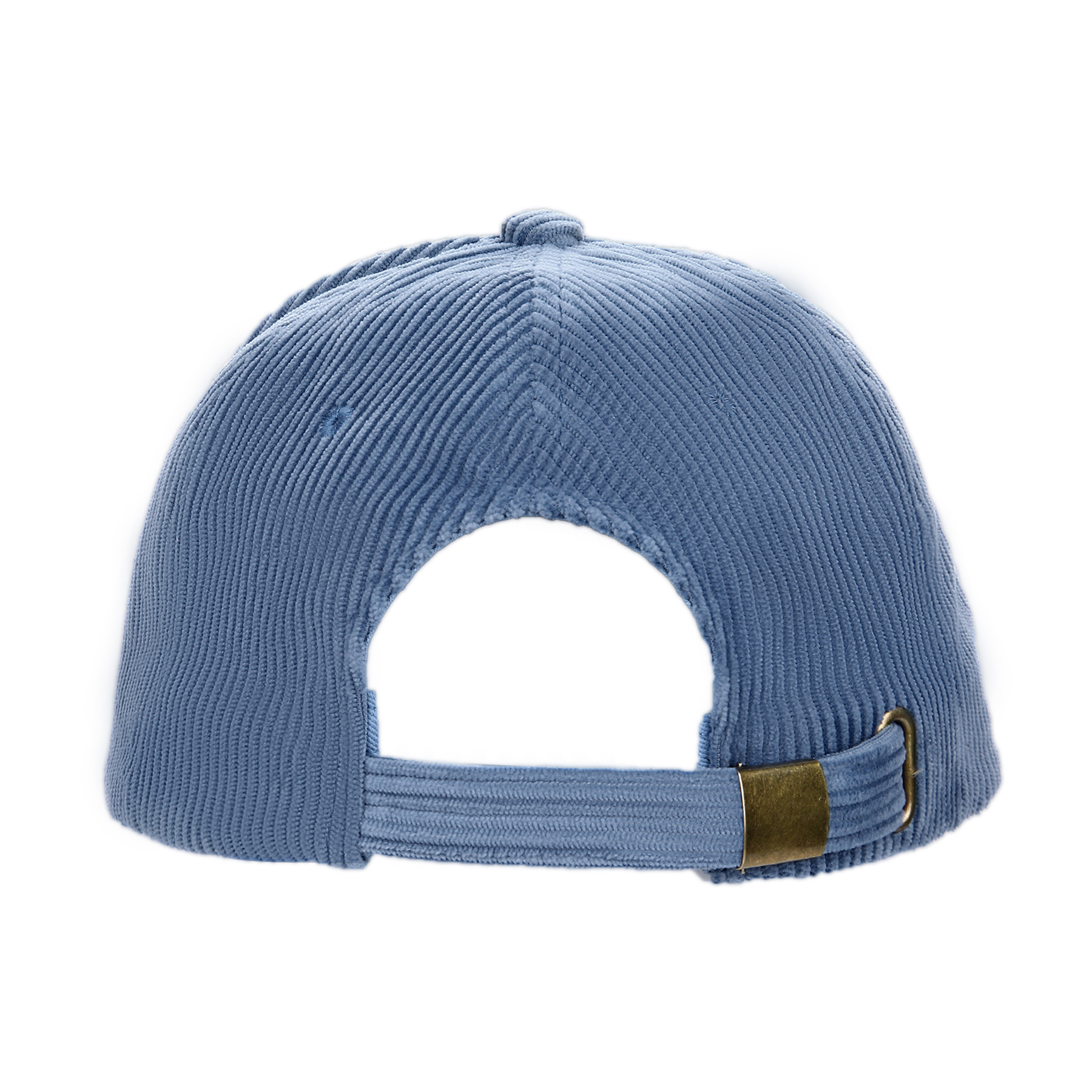 5 Panel Corduroy Sports Cap With Rope Visor And Adjustable Brass Buckle 3