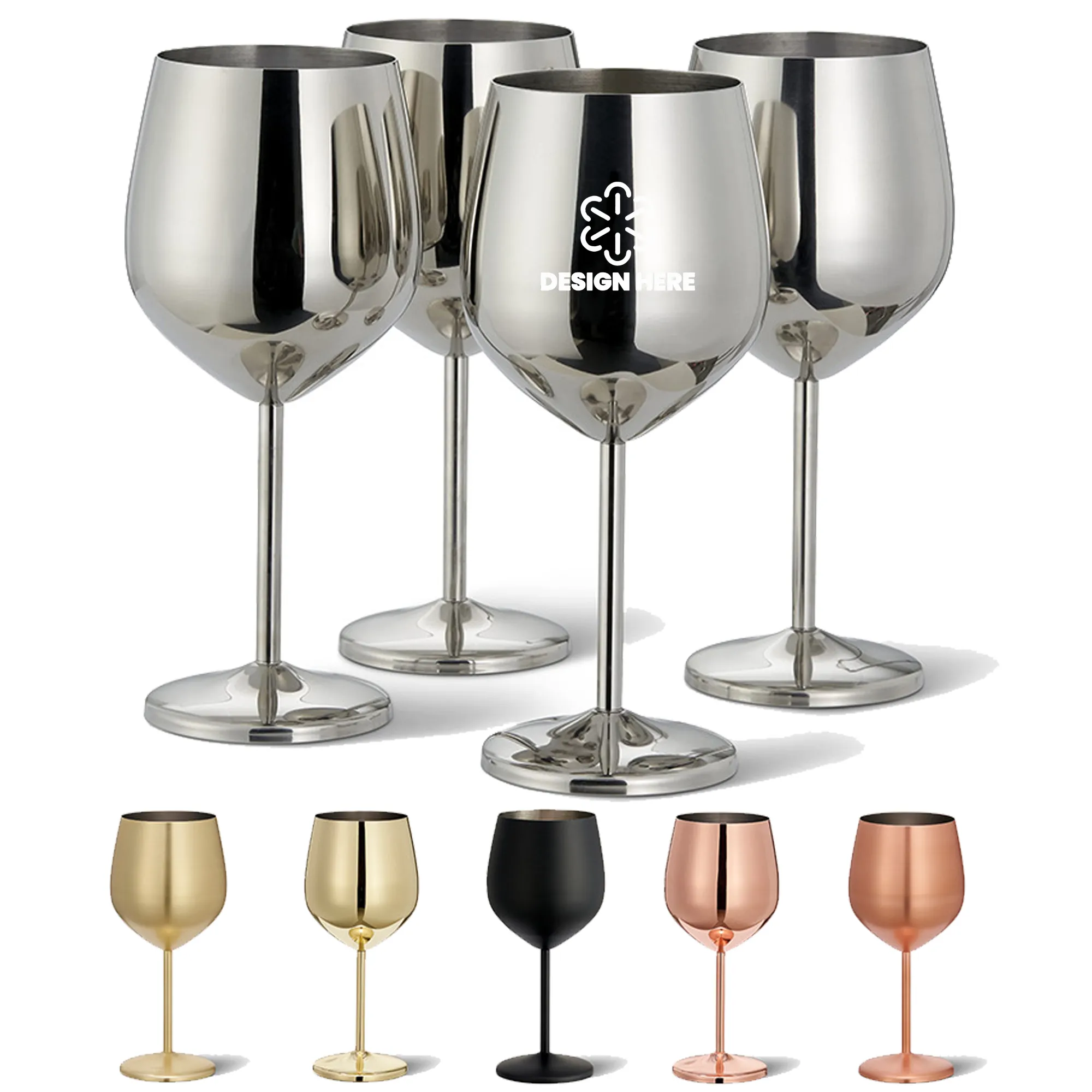 17Oz Wine Cup Stainless Steel 2