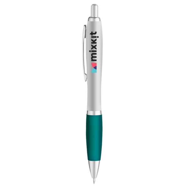 Curvaceous Matte Silver Ballpoint 30