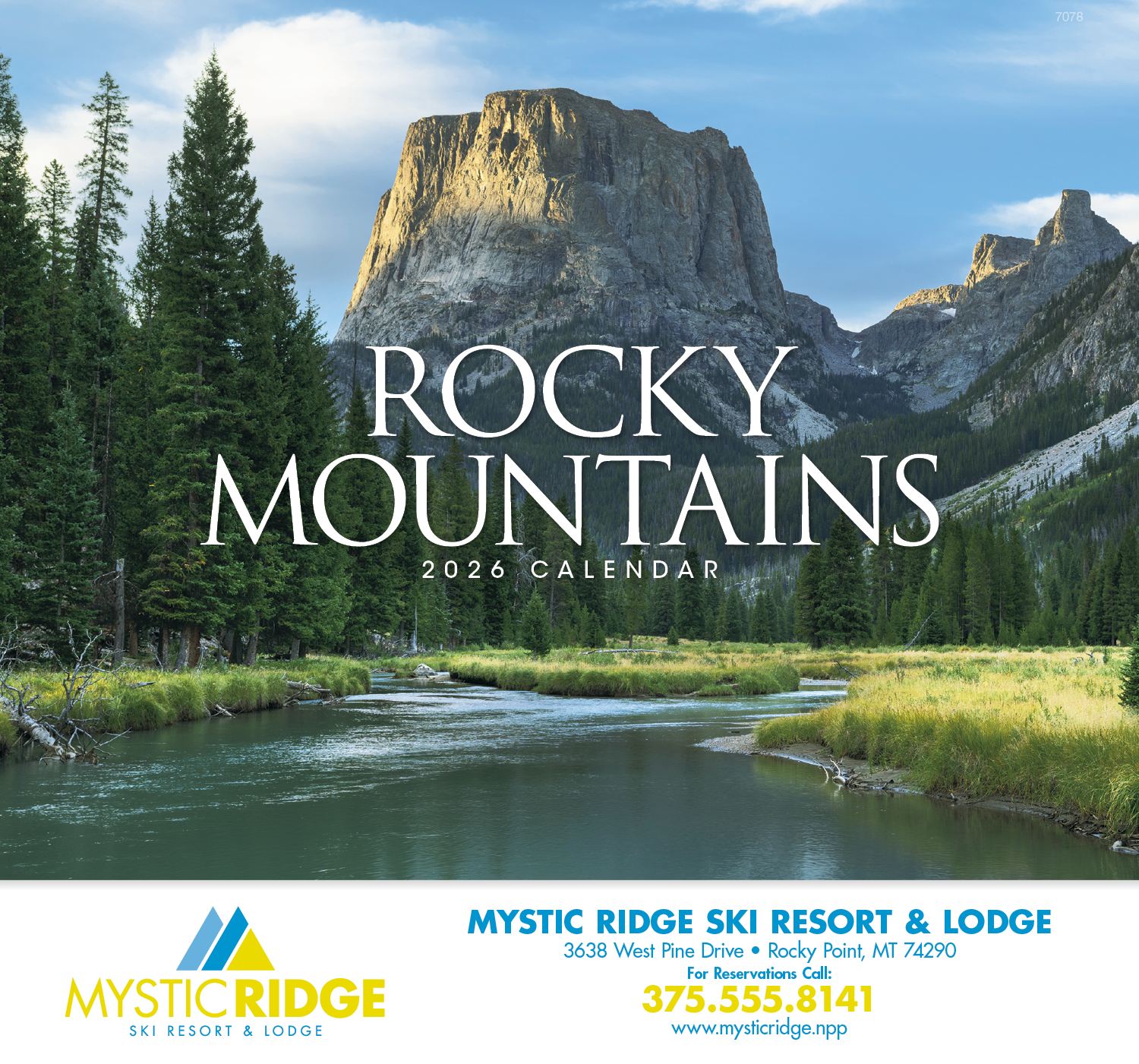 Good Value™ Rocky Mountains - Stapled Calendar 7