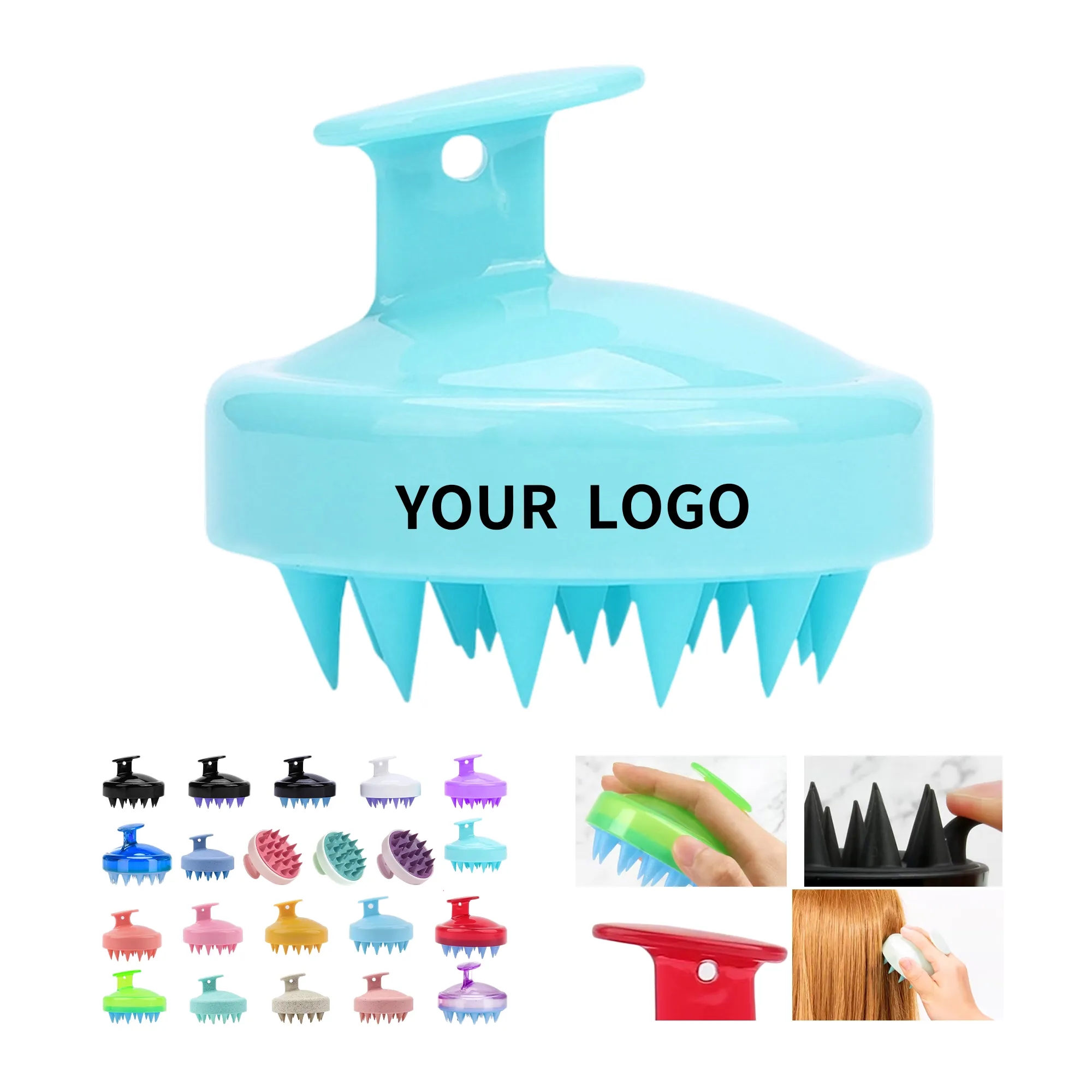 Silicone Scalp Massager Shampoo Brush 31