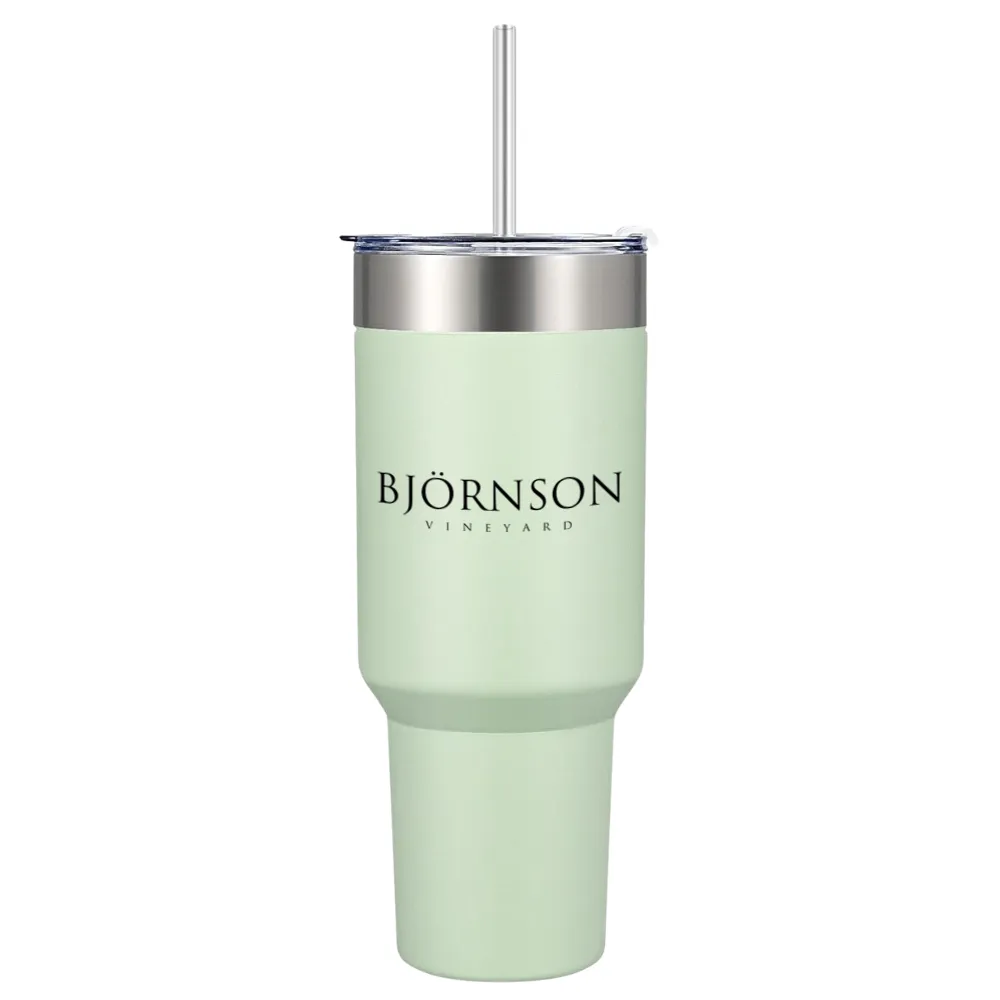 40oz. Insulated Tumbler with Straw 4