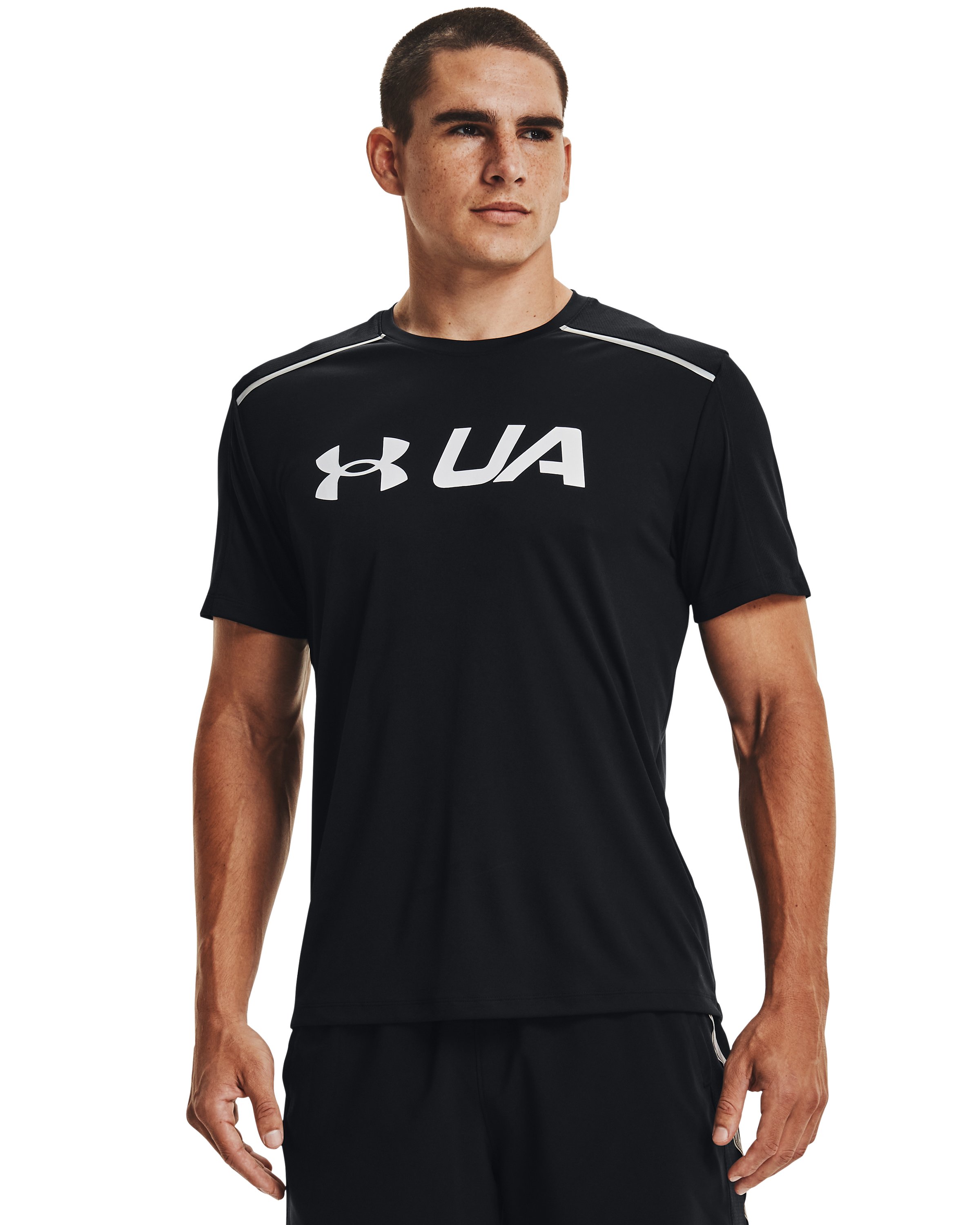 UA Run Graphic Print Fill Men's Short Sleeve 3