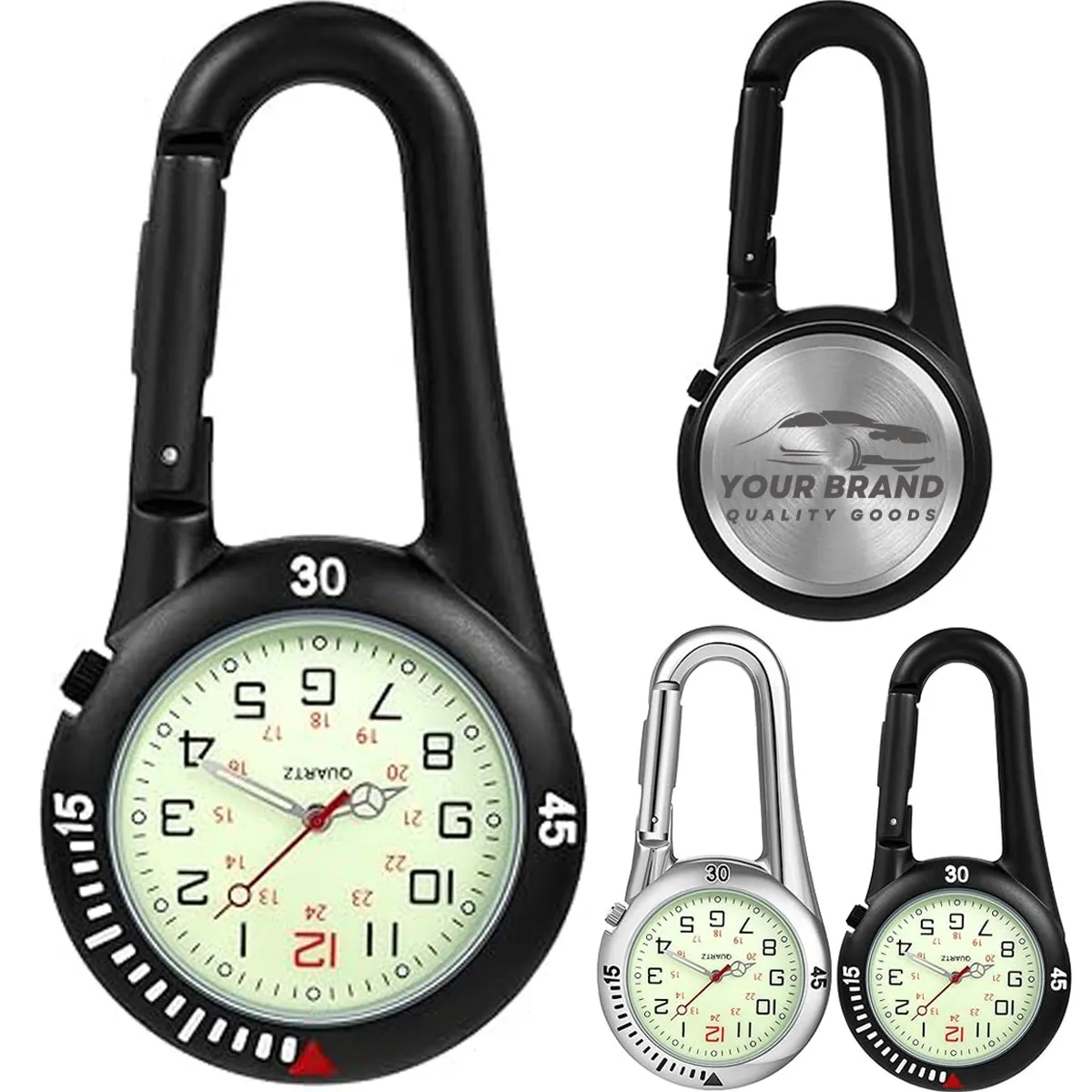 Clip On Glow Quartz Watch 2