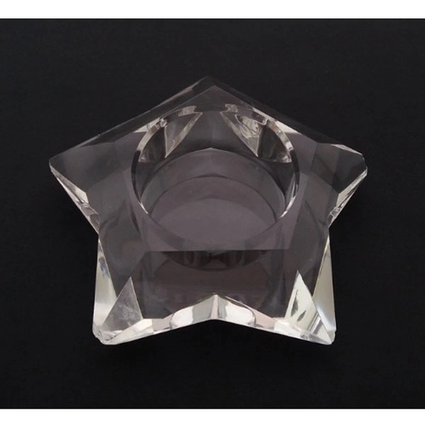 Star Shape Crystal Tealight Candle Holder 4