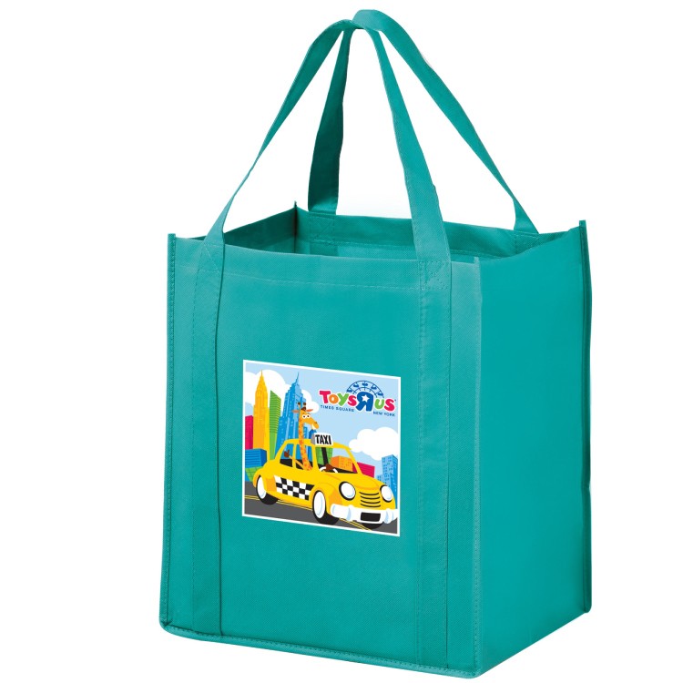 Non-woven Grocery/Wine Combo Tote 1