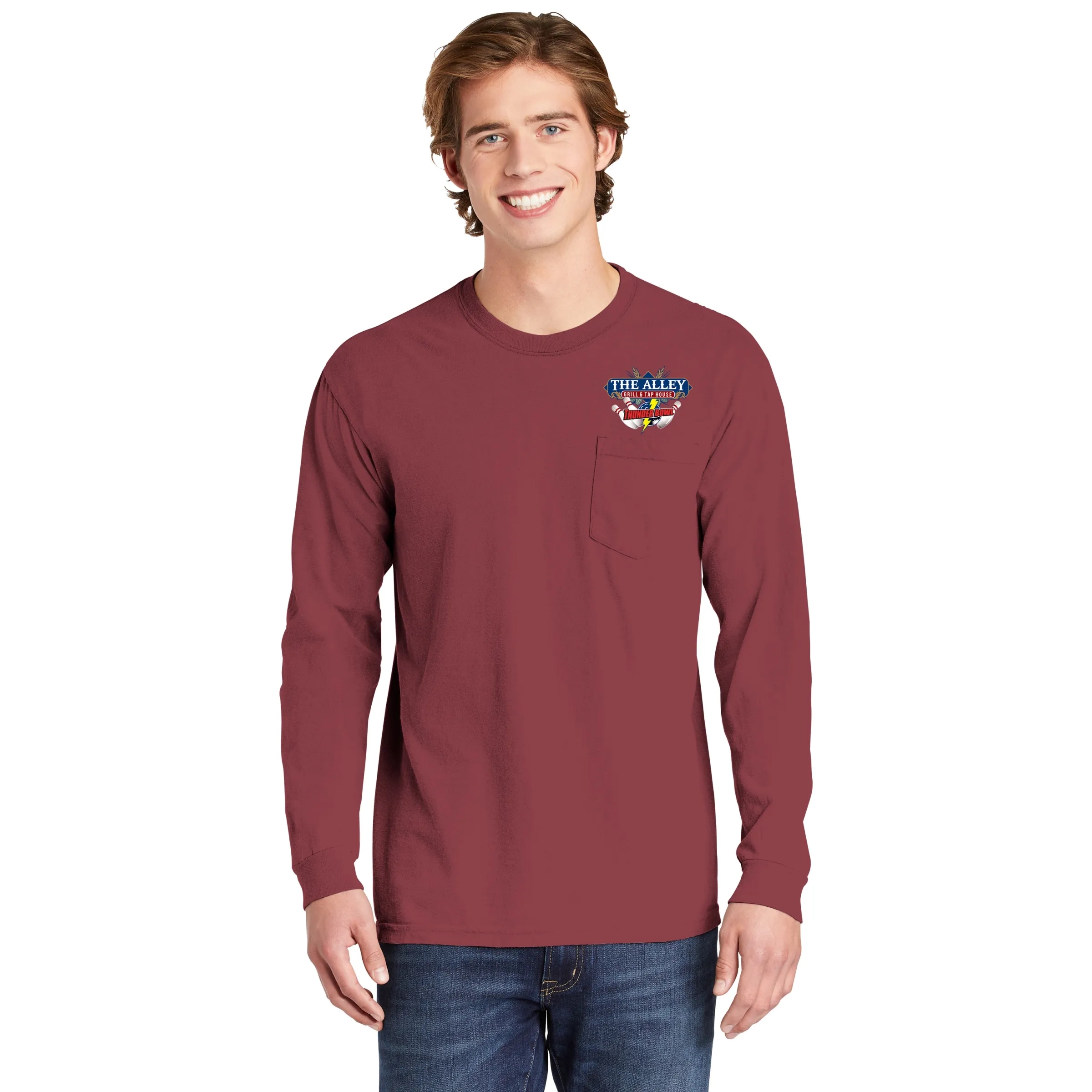 COMFORT COLORS ADULT 6.1 OZ LONG-SLEEVE POCKET T-SHIRT 39