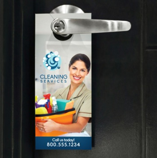 Custom Door Hanger - Scented - Full Color 6